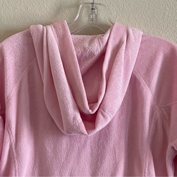 Vintage Denali light pink soft fuzzy zip up hoodie sweater/jacket/top - Picture 8 of 12